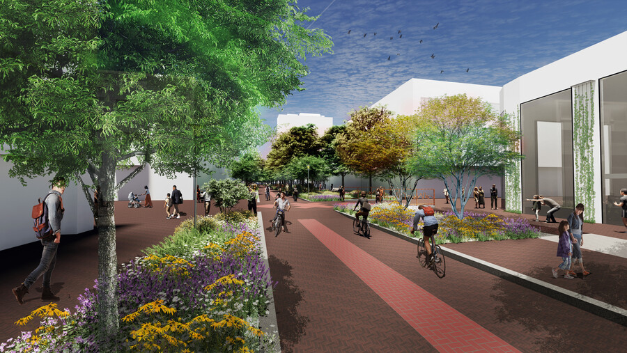 Concept voorlopig ontwerp Griftpark - Hofstraat-Kanaalstraat, mei 2024.